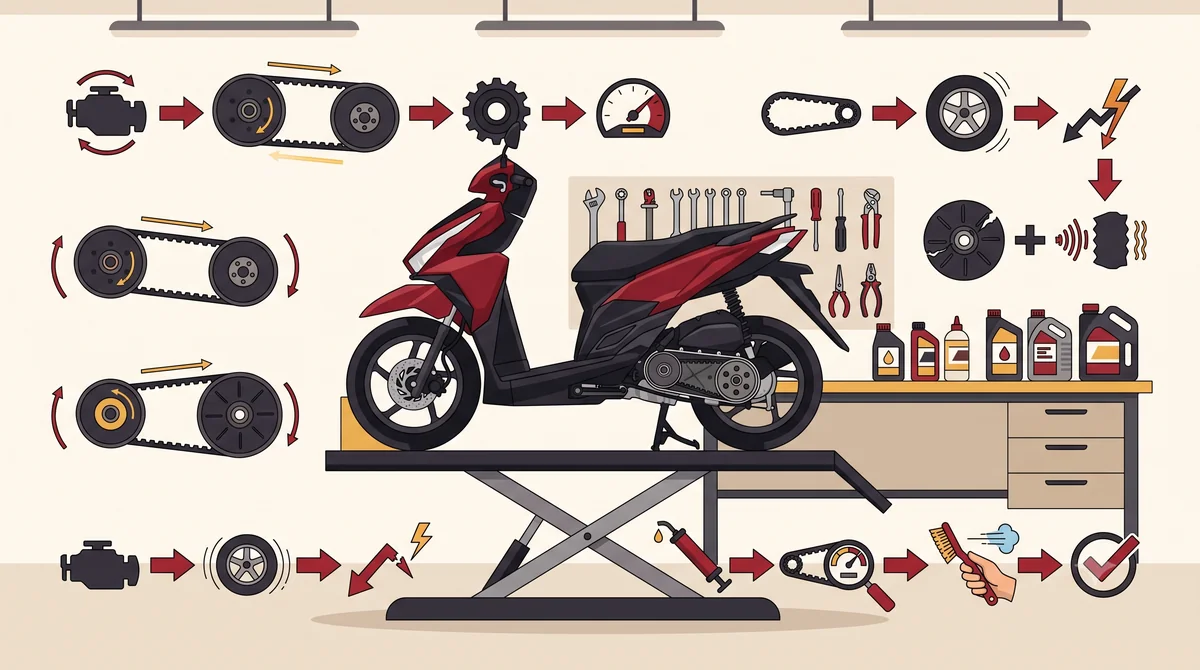 CVT Motor Matic: Cara Kerja, Gejala Rusak, dan Perawatannya